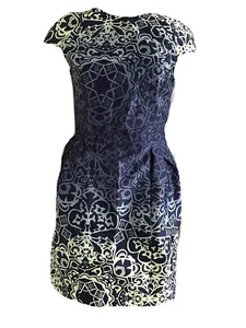 H&M TREND Baroque Ombré tulip shift party mini dress UK 8 EU 34 US 4 SMALL BNWT - Picture 1 of 7