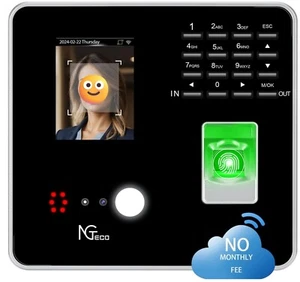 TC1 Cloud Stempeluhr WiFi Zeiterfassung + App, 5 RFID Karten - Bild 1 von 14