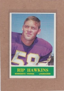 Philadelphia Football Rip Hawkins 1964 #103 Vikings Ex+ *A36629 - Imagen 1 de 1