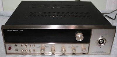 RECEPTOR ESTÉREO CUÁDRUPLE HARMAN KARDON 75+ DE COLECCIÓN FUNCIONA PARA RESTAURACIÓN Foto 1 de 4