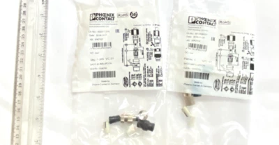 Phoenix Contact Lot of 2 Connector SACC-M8FS-4PCON, SACC-M8MS-4PCON New - Image 1 of 4