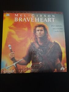Braveheart Laserdisc Widescreen Edition 1996. Mel Gibson. 2 Disc. Vintage