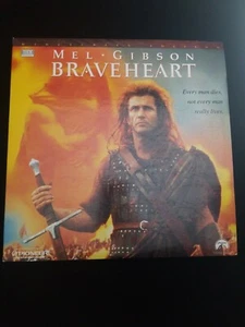 Braveheart Laserdisc Widescreen Edition 1996. Mel Gibson. 2 Disc. Vintage - Picture 1 of 3