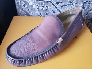 Louis Vuitton Mokassin Loafer Braun Leder Herren 45 EU/10 UK/11 US Einzelhandel $1.200 - Bild 1 von 20