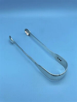 PINZAS DE AZÚCAR GEORGE III PLATA ESTERLINA PLATA, JOHN FISHER, LONDRES, 1800 Foto 1 de 4