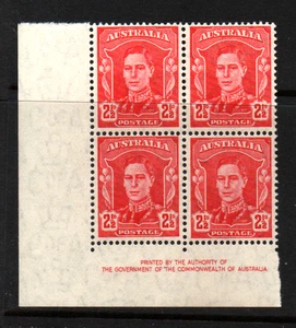 MNH RED " KING GEORGE VI " AUSTRALIA 1942 - Picture 1 of 2
