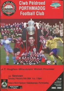 Porthmadog v Newtown 24/02/04 Welsh Premier League - Picture 1 of 1