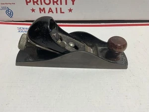 Vintage Stanley No. 220 Verstellbarer 7" Blockhobel - Hergestellt in den USA Holzbearbeitung Hobel - Bild 1 von 8