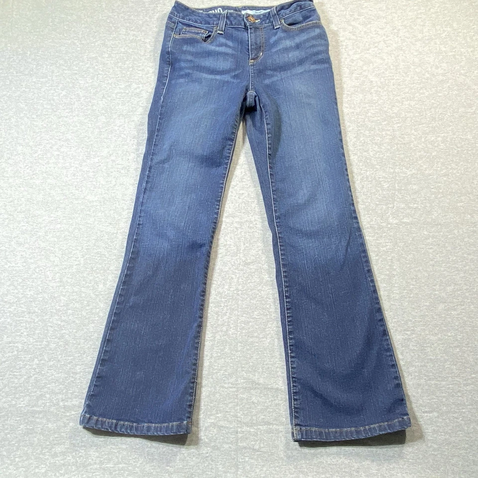 Vaqueros DKNY Soho para mujer talla 6 azul tiro medio corte bota boho occidental elásticos denim Foto 1 de 4