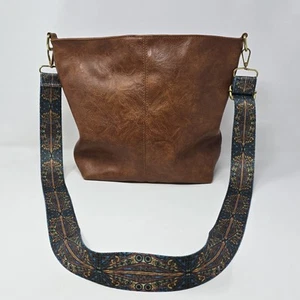 Bolso Hobo de Moda para Mujer Bandolera de Cuero con Correa de Guitarra Marrón-tw - Imagen 1 de 8