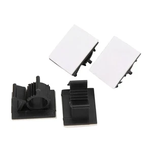 *50pcs Cable Management Clips Adjustable Adhesive Nylon Wire Cord Clamp - Afbeelding 1 van 12