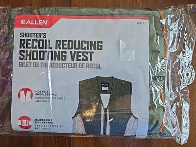 Chaleco de tiro reductor de retroceso Allen Shooter M/L para zurdos o diestros Foto 1 de 2
