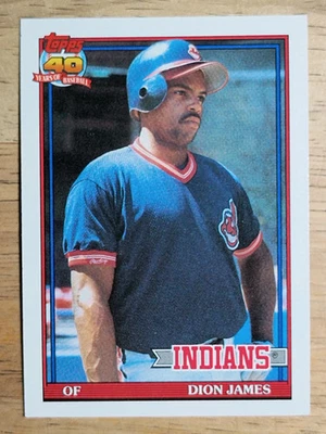 1991 Topps #117 Dion James - Image 1 of 2