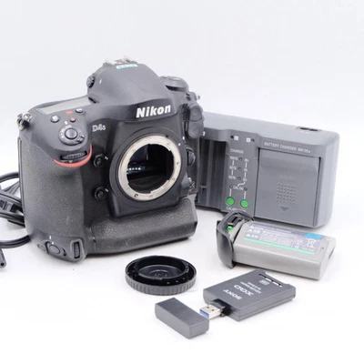 Nikon D4S 16.2MP DSLR (XQD и CF) с аккумулятором, зарядное устройство и считыватель - должен увидеть! (0278) - Изображение 1 из 4