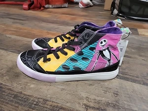 Disney The Nightmare Before Christmas Sneakers Womens High Top Shoes Size 11 - Picture 1 of 13