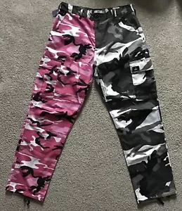 Rothco Rokit Herren Gunner rosa & grau tarnfarbene Hose Größe S/M - Bild 1 von 23