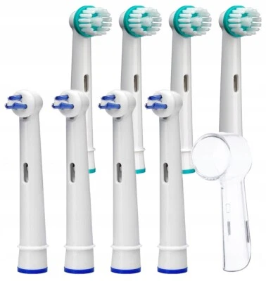 NELIPS NEU Oral B Ersatzbürsten Ortho Care Interspace 8 Stück mit Schutzkappe