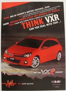 HSV Astra VXR Flyer Holden Original Memorabilia New Man Cave - Picture 1 of 3
