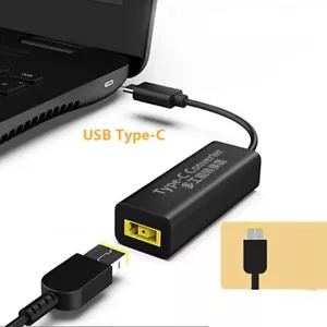 For Lenovo Thinkpad USB-C Male to Square USB Female Power Charger Converter - Picture 1 of 7