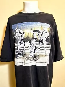Star Wars Fifth Sun Stormtooper Break Dancing lustig schwarz groß T-Shirt - Bild 1 von 5