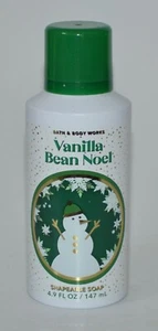 1 BATH & BODY WORKS VANILLA BEAN NOEL SHAPEABLE SOAP WASH FOAM CAN HAND 4.9 OZ - Picture 1 of 5