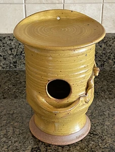 Thomas Reece Pennsylvania Pottery Stoneware Blue Birdhouse - Picture 1 of 8