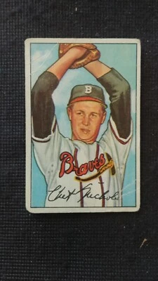 1952 Bowman Baseball card # 120 Chet Nichols  ( GOOD  CONDITION ) - Image 1 of 2