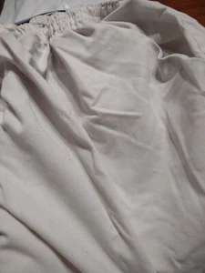 4 Pair White Scrub Pants Size 2X- 2 Unknown Brand, 1 Cherokee, 1 Simply Basic - Picture 1 of 4