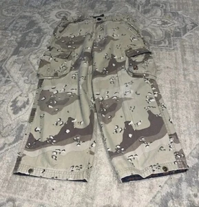 WearFirst Boys Youth Size 7 Camo Beige Cargo Pants - Picture 1 of 5