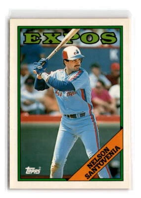 1988-Topps Traded Tiffany-#102T-Nelson Santovenia  XRC-Montreal Expos - Image 1 of 2