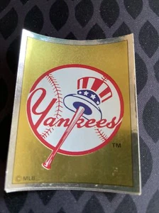 Vintage 80s New York Yankees Panini Baseball World Series Sticker 146 Gold - Picture 1 of 2