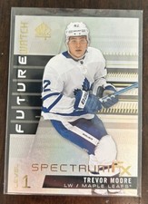 2019-20 SP Authentic Future Watch Spectrum FX Trevor Moore Level 1 Rookie