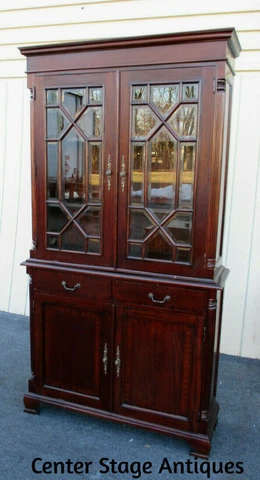 62867    Mahogany Curio China Cabinet Cover