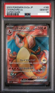Chariard EX SR 185 PSA 10 SV2A Japanese Pokemon 151 Full Art Mint - Picture 1 of 2