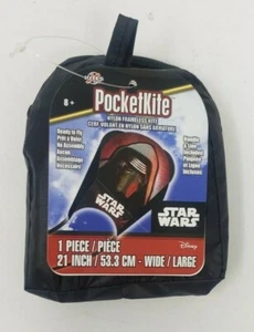 Pocketkite Star Wars Frameless Kite KYLO REN 21" Wide Nylon in Carrying Pouch - Picture 1 of 3