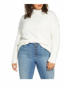 BP. - Maglione bouclé collo ad imbuto avorio / M - Foto 1 di 10