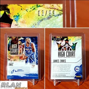 2019-20 Court Kings JAMES ENNIS High Court Signatures Auto - Picture 1 of 4