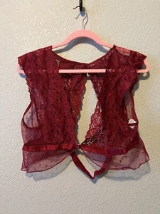 Rotes Spitzen Dessous Set BH & String Größe 4XL - Bild 1 von 8