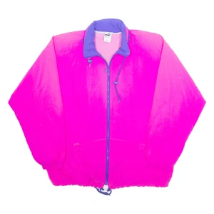 PUMA Cross Group Training Mesh Lined Womens Windbreaker Jacket Pink Nylon L - Picture 1 of 6