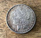 Silver Usa Morgan Dollar 1886 - With Some Toning Toned