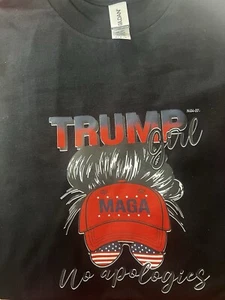 Donald Trump Women’s T Shirt MAGA No Apologies - Bild 1 von 1