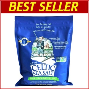 5 lb Bag of Fine Ground Sea Salt - Rich in Trace Minerals, Great for Cooking - Picture 1 of 4