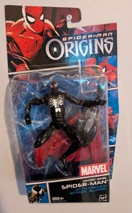 Spider-Man Origins GUERRAS SECRETAS Disfraz Negro Spider-Man Misil Ataque Planeador EX - Imagen 1 de 2