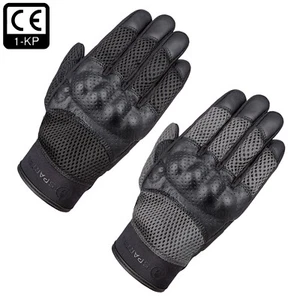 Oxford Spartan Air Short Motorcycle Gloves Vented Summer Motorbike Gloves Black - Picture 1 of 15