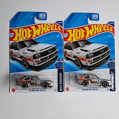 2025 Hot Wheels Treasure Hunt '84 Audi Sport Quattro P Estojo Lote De 2 (Frete Grátis) - Imagem 1 de 2