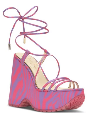 Sandalia de cuña JESSICA SIMPSON para mujer púrpura 2" envoltura de plataforma Damazy 7 M Foto 1 de 4