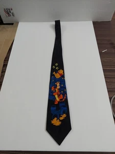 Vintage Disney Winnie Pooh & Tiger Neck Tie  - Picture 1 of 6