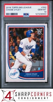 2018 TOPPS BIG LEAGUE #392 CHASE UTLEY DODGERS POP 3 PSA 10 - Image 1 of 3