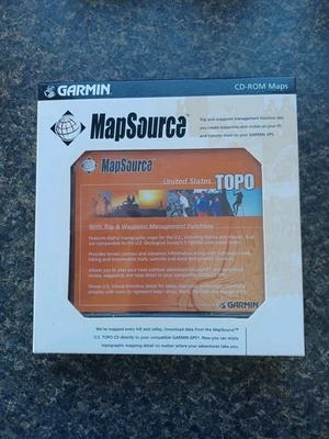 Garmin MapSource USA Topo CD-ROM Trip & Waypoint Management 010-10215-02 NEW - Image 1 of 4
