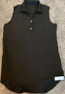 NUEVO CON ETIQUETAS CUPSHE Negro Sin Mangas Cuello Cambio Encubrimiento XL - Imagen 1 de 5